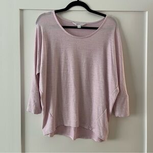 Market & Spruce Soft Blush Crew Neck Top